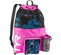 Tyr big mummy mesh bag nero/rosa - borsa rete nuoto