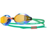 Tyr Blackops 140 EV Racing Mirror Verde/Blu - Occhialini da nuoto