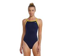 TYR Costume da Bagno Hexa Diamondfit da Donna, Blu Navy/Oro., 56