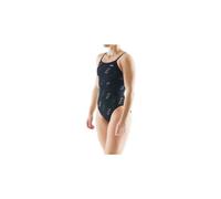 Tyr costume da bagno intero cascading diamondfit nero grigio