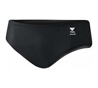 TYR Costume Slip in Tessuto Anti Cloro Durafast Elite, Uomo in Tinta Unita per Allenamento, Black, 36