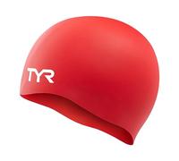 TYR Cuffia in Silicone Cuffia in Silicone, Unisex - Adulto, Red, M
