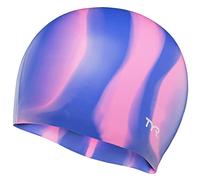 TYR Cuffia in Silicone Multicolor Cuffia in Silicone Multicolor, Unisex - Adulto, Purple/Pink Multi, M