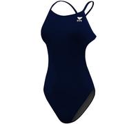 Tyr Durafast Elite Solid Cutoutfit Swimsuit Blu 38 Donna