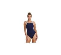 Costume TYR Lambert Diamondfit blu navy bianco donna - 36