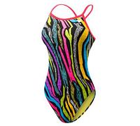 TYR Jungle Groove Diamondfit - Costume da Bagno, Intero, da Donna, Nero (Nero), XS