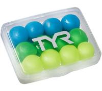 Tyr Kids Soft Silicone Ear Plugs 12 Pack Verde/Blu - Tappi per le orecchie per bambini
