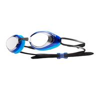 TYR LGBHM 046, Occhialino da Nuoto con Lenti Specchiate Unisex - Adulto, Argento/Blu/Nero, M
