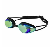 TYR LGBHM 223, Occhialino da Nuoto con Lenti Specchiate Unisex - Adulto, Oro/Metal Rainbow/Nero, M