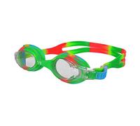TYR Specchio Swingles, Occhiali da Nuoto Unisex-Bambini e Ragazzi, Verde/Arancione, Taglia Unica