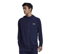 TYR Tech Full Zip Hoodie Felpa con Cappuccio, Blu, S Uomo