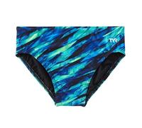 TYR VITRIC Racer - Slip da Nuoto da Uomo, Colore Blu/Verde, 22