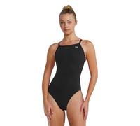 TYR Sport Girl' s Durafast Elite Solid Diamondfit Swimsuit, Donna, Black, 28