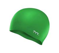 TYR Wrinkle Free Silicone Cap - Cuffia da nuoto per adulti in silicone antirughe TYR Blend (verde), LCS-310