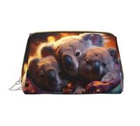 Tyrannosaurus Bad Boymakeup Bag Organizer, trousse per cosmetici da toeletta, astuccio con cerniera per pennelli (grande), Famiglia Koala, Taglia unica