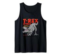 Tyrannosaurus Rex Dinosaurs Cartoon Illustration Graphic Canotta