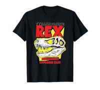 Tyrannosaurus Rex Dinosaurs Cartoon Illustration Graphic Maglietta