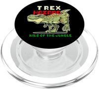 Tyrannosaurus Rex Dinosaurs Cartoon Illustration Graphic PopSockets PopGrip per MagSafe