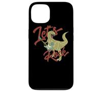 Tyrannosaurus rex facciamo rock con una chitarra rock Custodia per iPhone 13