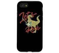 Tyrannosaurus rex facciamo rock con una chitarra rock Custodia per iPhone SE (2020) / 7/8
