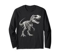 Tyrannosaurus Rex Skeleton Fossil Paleontologo T Rex Dino Maglia a Manica