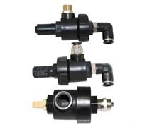 Tyre Changer Cylinder Exhaust Elbow Valve for Quick Release Tyre | Valvola monouso; collettore di scarico compatibile con valvole; per strumenti di riparazione pneumatici tipo A/B/C