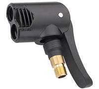 tyre inflator connector,Mandrino gonfiabile per la conversione della pompa dell'aria dell'auto,2 in 1 bicicletta da moto gonfiabile per auto con bocca francese a bocca americana(non può sgonfiarsi)