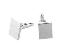 TYREE 1 Paio di gemelli in acciaio inossidabile 0,59 x 0,43