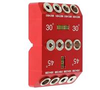 TYREE 1 PZ 30 45 90 Gradi Guida di Foratura Angolare Strumenti di Foratura per Fori Diritti e Curvi, perfetti per la Lavorazione del Legno e del Metallo