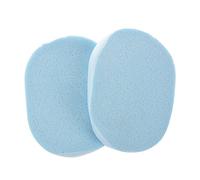 TYREE 2 tappetini per la pulizia dello spessore di 1 cm, ovali, colore: blu