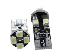 TYREE 2 x T10 W5W CANBUS senza errori 8 SMD LED Bianco Lampadine d'angolo 12V