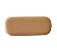 TYREE 2X Custodia Per Occhiali Portatile Scatola di Telaio Occhiali A Grano in Legno Duro Occhiali da Lettura Supporto Occhiali da Sole Custodia di Conservazione-Legno Chiaro