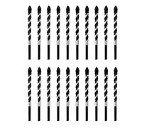 TYREE 30 punte per trapano multipli, 6 mm, set di punte per trapano multimateriale, vetro, mattoni, legno