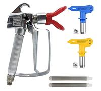TYREE 3600 PSI Spruzzatore di Vernice Senza Aria con Protezione Ugello Sedile Ugello e Filtro per Accessori Polverizzatore di Vernice Senza Aria