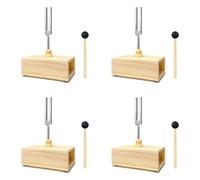 TYREE 4 x 432 Hz con scatola di risonanza, per la guarigione del suono, l'insegnamento della risonanza di, test uditivi, meditazione