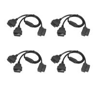 TYREE 4pcs 50CM Y Style OBDII Adattatore Separatore Cavo Maschio a Doppio OBD2 Strumento Diagnostico Cavo Connettore Auto