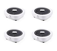 TYREE 4X Agitatore Magnetico Mini Miscelatore da Laboratorio Agitatore Portatile Piastra di Agitazione con Barra Di Agitazione 2L 4000 /Min per Laboratorio Spina Europea