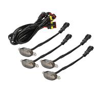 TYREE 4X Stile Rapace Fumo Lente LED Griglia Anteriore Luci di Corsa per il 2009-2018