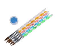 TYREE 5 x 2 vie acrilico Gel UV Vernice Decoration Penna Disegno Pennello Cuticola
