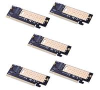 TYREE 5X Adattatore M.2 Nvme Ssd Scheda Controller M2 A Pcie 3.0 X16 Interfaccia Chiave M Supporto Pci Express 3.0 X4 2230-2280 Dimensioni