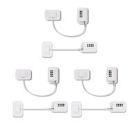 TYREE 6 Pezzi Blocco RiFrigorifero Serratura CongeLatore Serratura Porta Riflettore Combinazione Serrature di Sicurezza per Bambini Cassetto Armadi