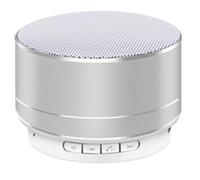 TYREE A10 Mini Altoparlante Bluetooth Portatile Esterno per Subwoofer Scatola di Suono Supporto Carta TF Argento