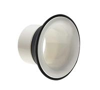 TYREE Alzatore di Grande Cassa in Gomma ABS Alzatore Grande Cassa con Protezione Foro Porta Nero, Testa Tamburo a Foro Micro, Bianco