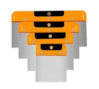 TYREE Coltello per mastico/spatola in acciaio , strumento di pittura, pala per , spatola di riempimento, raschietti per mastice per carta da parati, 4 pezzi