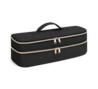 TYREE Custodia da trasporto per asciugacapelli/volumatore/styler, strumenti per capelli, borsa portaoggetti isolata, organizer per parrucchieri con separatori, riutilizzabile, facile da usare