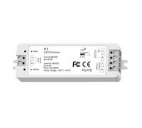 TYREE Kit di dimmer LED stile mini RF per illuminazione interna, regolatore di regolazione LED colore singolo 12 V 24 V 1 CH