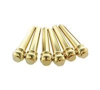 TYREE Metallo Acustico Ponte Chitarra 6pcs Corde Per Chitarra Ottone Cono Fisso Perni Chiodi
