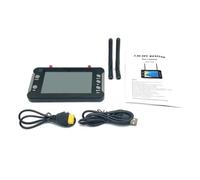 TYREE Monitor FPV 5,8 G con DVR 40CH Display LCD 4,3 Pollici 16:9 NTSC/PAL Registrazione Video Ricerca Automatica per Drone RC FPV Quadcopter