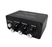 TYREE NE5532 Doppio Amplificatore OP Amplificatore Audio TO-10A Preamplificatore a Tubo Stereo Acuto Medio Controllo Tono Nero 1 Pezzi