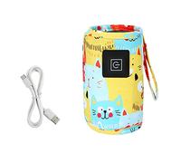 TYREE Passeggino da viaggio Borsa termica portatile allattamento al seno Scaldabagno per esterno inverno - Giallo